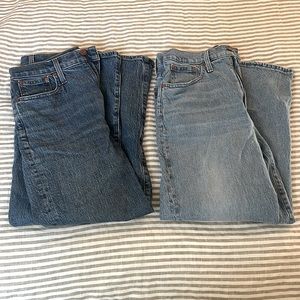2 pairs of Madewell jeans size 27